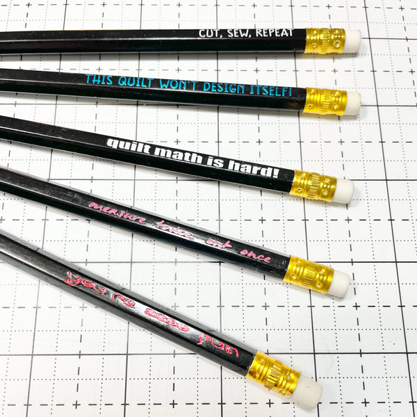 Pencil Set Quilty Things - Set of 5