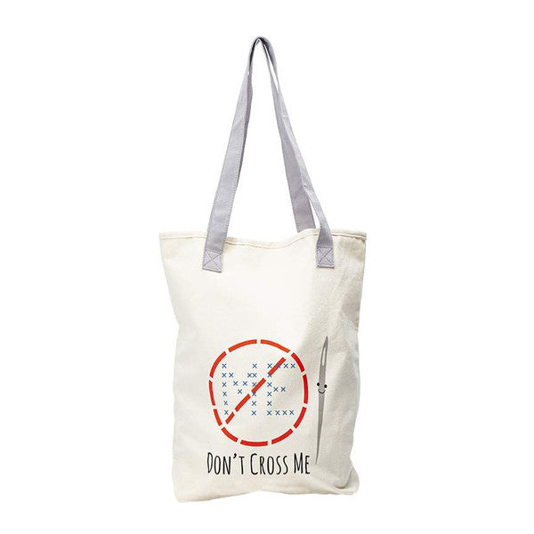 Canvas tote bag - Don't Cross Me
