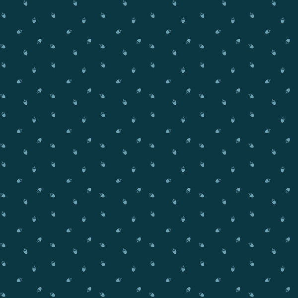 Bramble & Bloom - Acorns on Navy