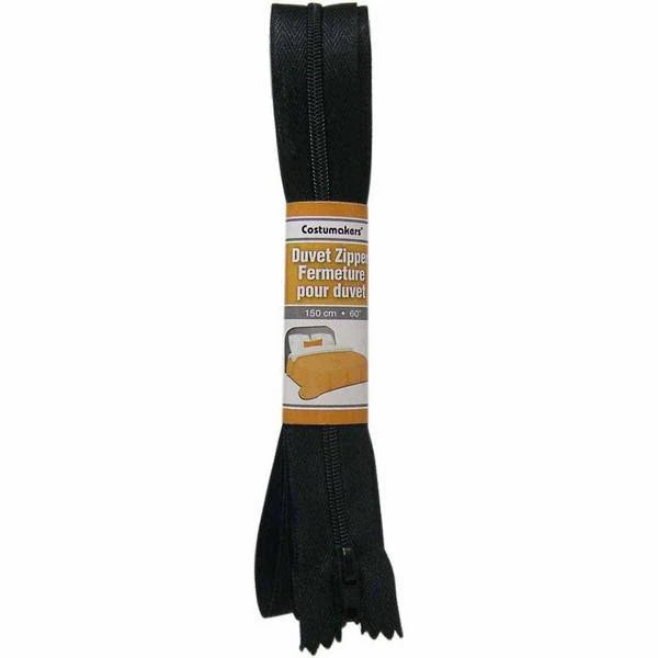 60” (150cm) Duvet zipper - black