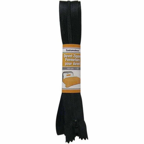 60” (150cm) Duvet zipper - black