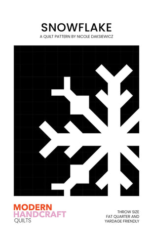 Snowflake quilt pattern