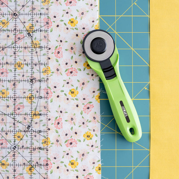 Olfa 45mm rotary cutter - lime