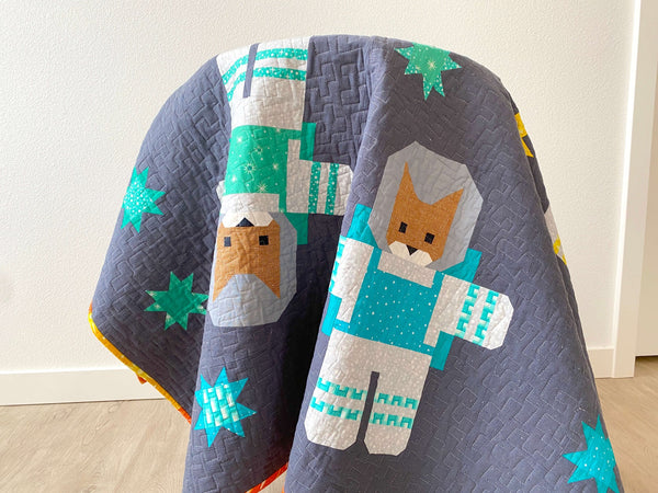 Cats in Space quilt pattern
