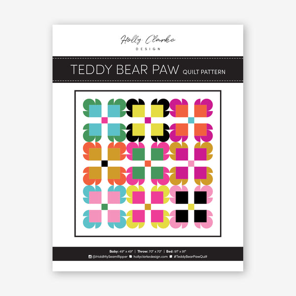 Teddy Bear Paw Quilt Pattern