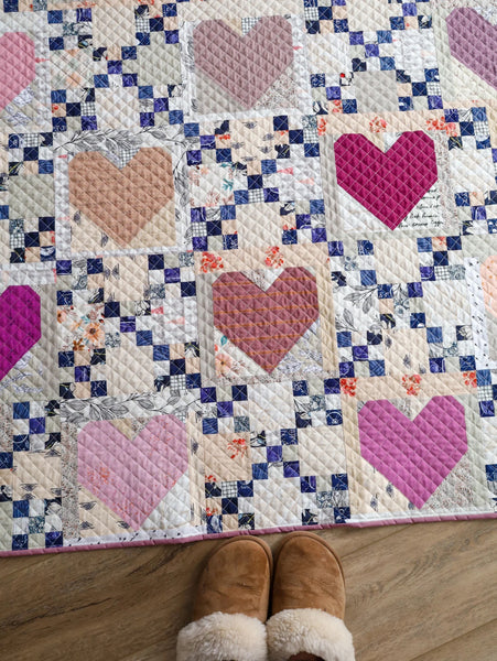 Heirloom Hearts quilt pattern