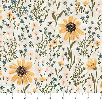 Humblebee - Field floral - cream