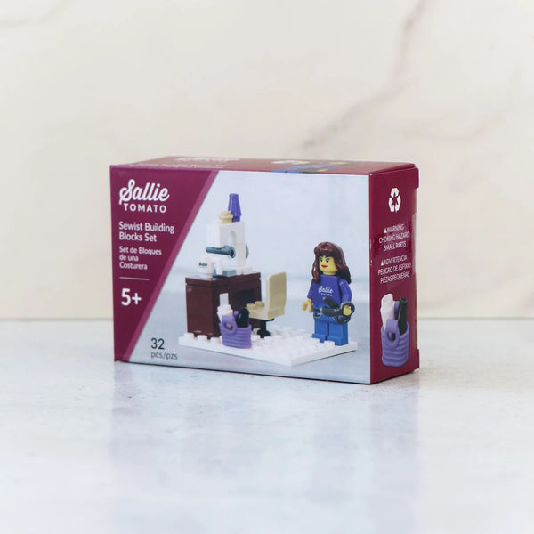 Sallie Tomato Vintage Sewist Building Block Set