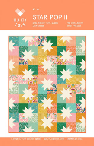 Star Pop II quilt pattern