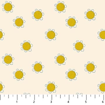 Bramble & Bloom - Floral Dots on cream