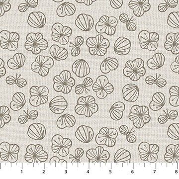 Folktale - Blossoms - taupe