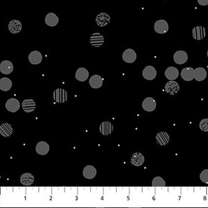 Seasons - Grey dots on black