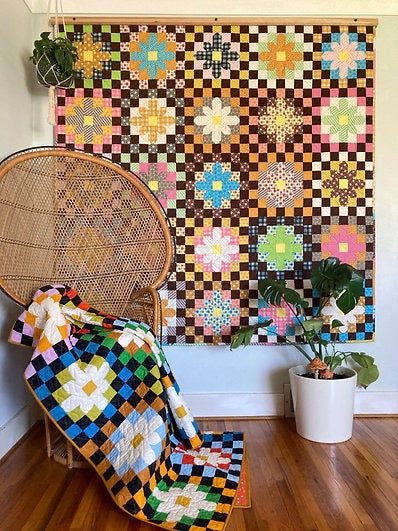 Retro Crochet quilt pattern