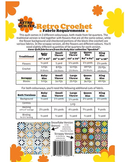 Retro Crochet quilt pattern