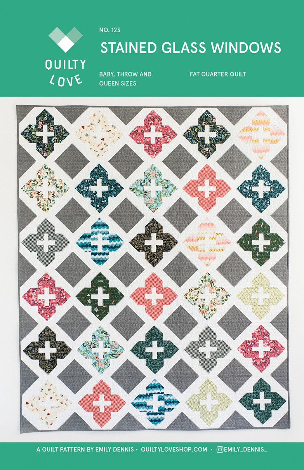 Stained Glass Windows quilt pattern