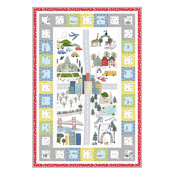 My Town quilt pattern - Mini Metropolis