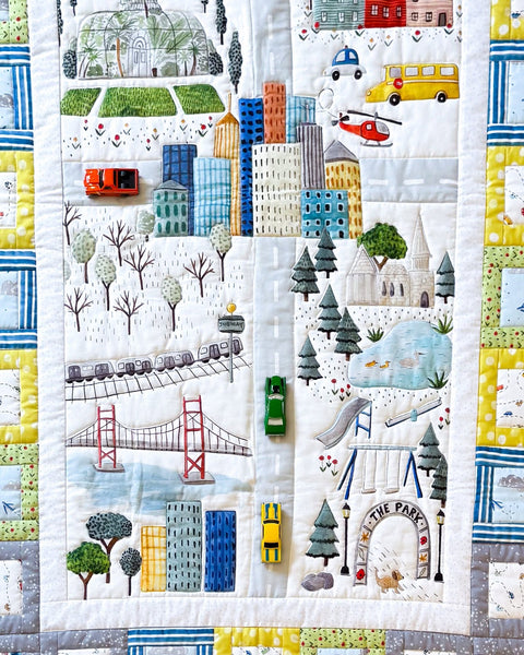 My Town quilt pattern - Mini Metropolis