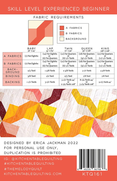 The Melody Quilt pattern