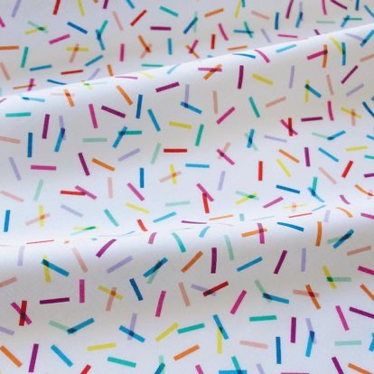 Dovetail by FIGO - confetti on white