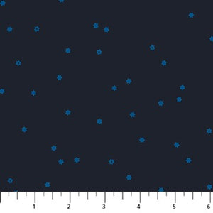 Seasons - flowers on navy