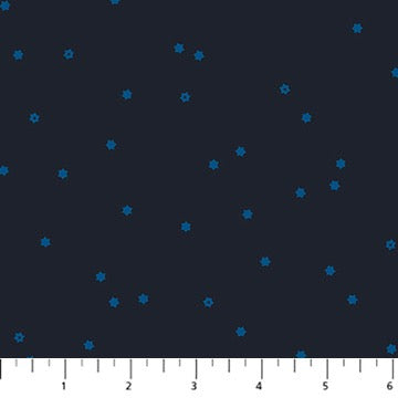 Seasons - flowers on navy