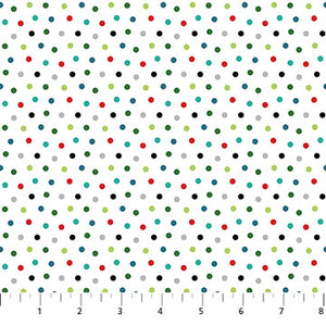 Polka Dots on white