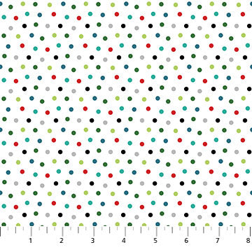 Polka Dots on white