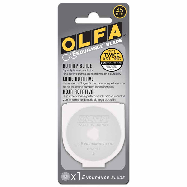 Olfa 45mm  Endurance rotary blade replacement - 1 piece