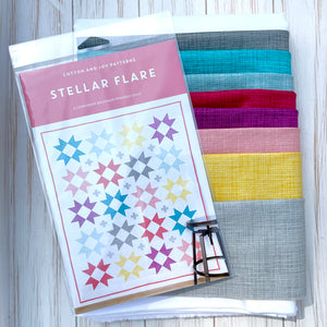 Stellar Flare quilt kit - throw size
