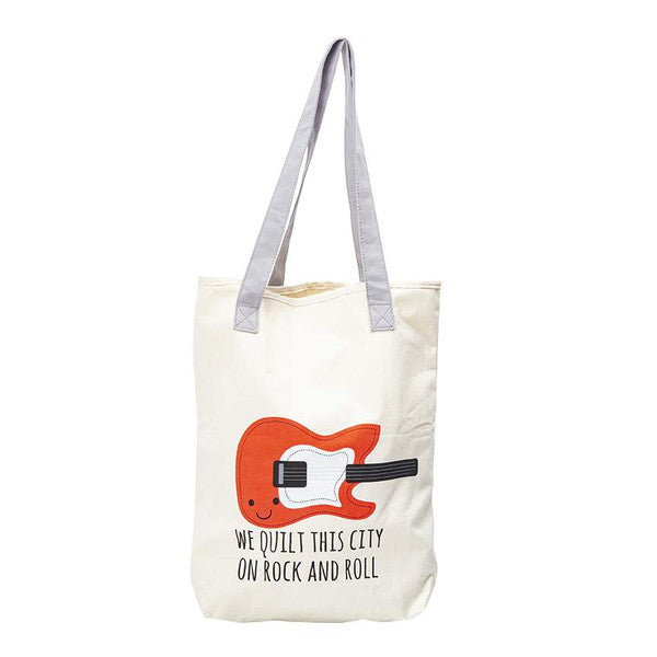 Canvas tote bag - We Quilt This City