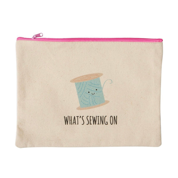 Canvas zipper pouch - What's Sewing On?
