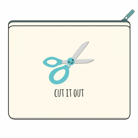 Canvas zipper pouch - Cut it Out