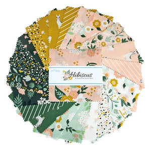 Riley Blake Designs - 10" squares in Hibiscus