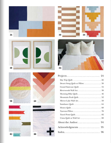 Color Block Quilt Making by Elizabeth Chappell