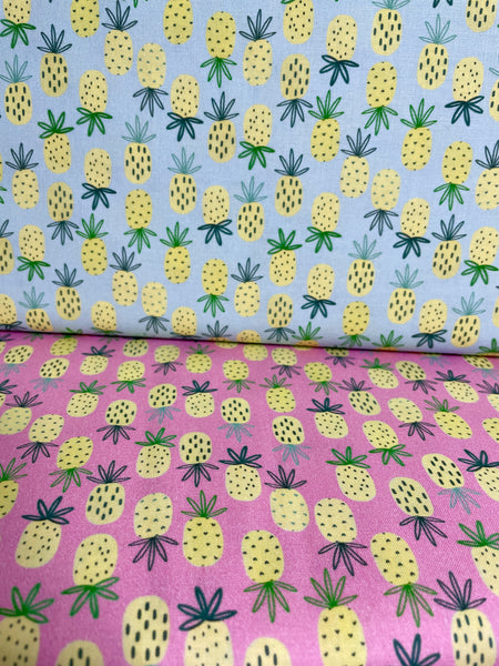 Pineapples in Fandango pink by Dear Stella