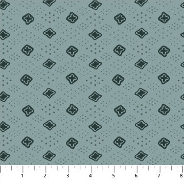 Remnant - Martha - medallion in teal - 0.8m (32")