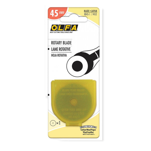 Olfa 45mm rotary blade replacement - 1 piece