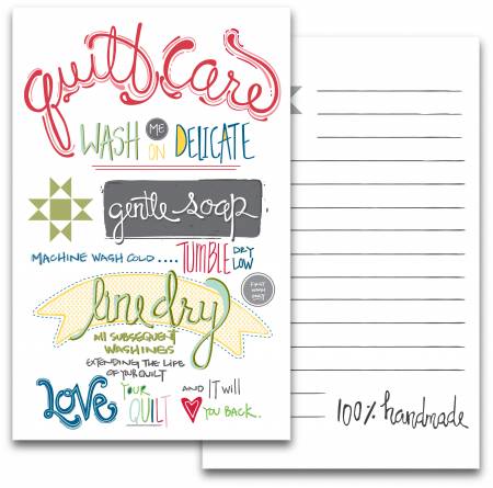Quilt Care Note Cards