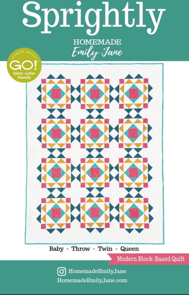 Sprightly Quilt pattern - Homemade Emily Jane