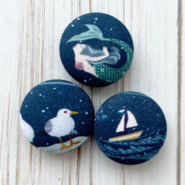 Button magnets - set of three