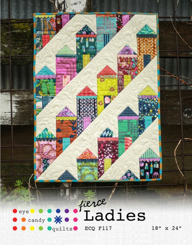 Fierce Ladies mini quilt pattern