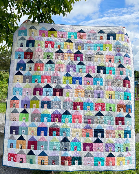 It Takes a Village throw quilt -