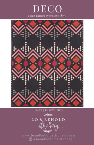 Deco quilt pattern